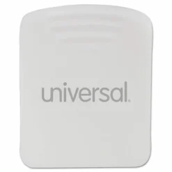 Universal Fabric Panel Wall Clips, 25 Sheet Capacity, White, 20/Pack