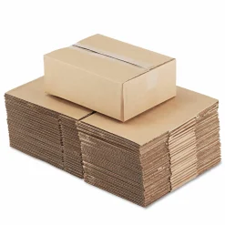 Universal Fixed-Depth Corrugated Shipping Boxes, Regular Slotted Container (RSC), 9" x 12" x 4", Brown Kraft, 25/Bundle