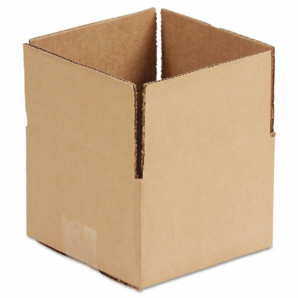 Universal Fixed-Depth Corrugated Shipping Boxes, Regular Slotted Container (RSC), 12" x 12" x 8", Brown Kraft, 25/Bundle