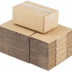 Universal Fixed-Depth Corrugated Shipping Boxes, Regular Slotted Container (RSC), 6" x 10" x 4", Brown Kraft, 25/Bundle