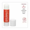 Universal Glue Stick, 0.28 oz, Applies and Dries Clear, 12/Pack