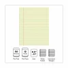 Universal Glue Top Pads, Wide/Legal Rule, (50) Canary Yellow 8.5 x 11 Sheets, Dozen