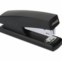 Universal Half-Strip Stapler, 20-Sheet Capacity, Black