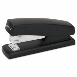 Universal Half-Strip Stapler, 20-Sheet Capacity, Black