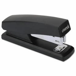 Universal Half-Strip Stapler, 20-Sheet Capacity, Black