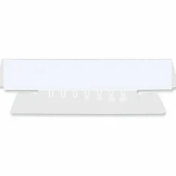 Universal Hanging File Folder Plastic Index Tabs, 1/3-Cut, Clear, 3.7