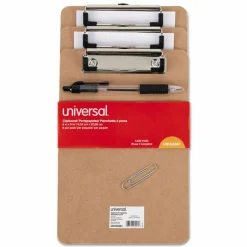 Universal Hardboard Clipboard with Low-Profile Clip, 0.5