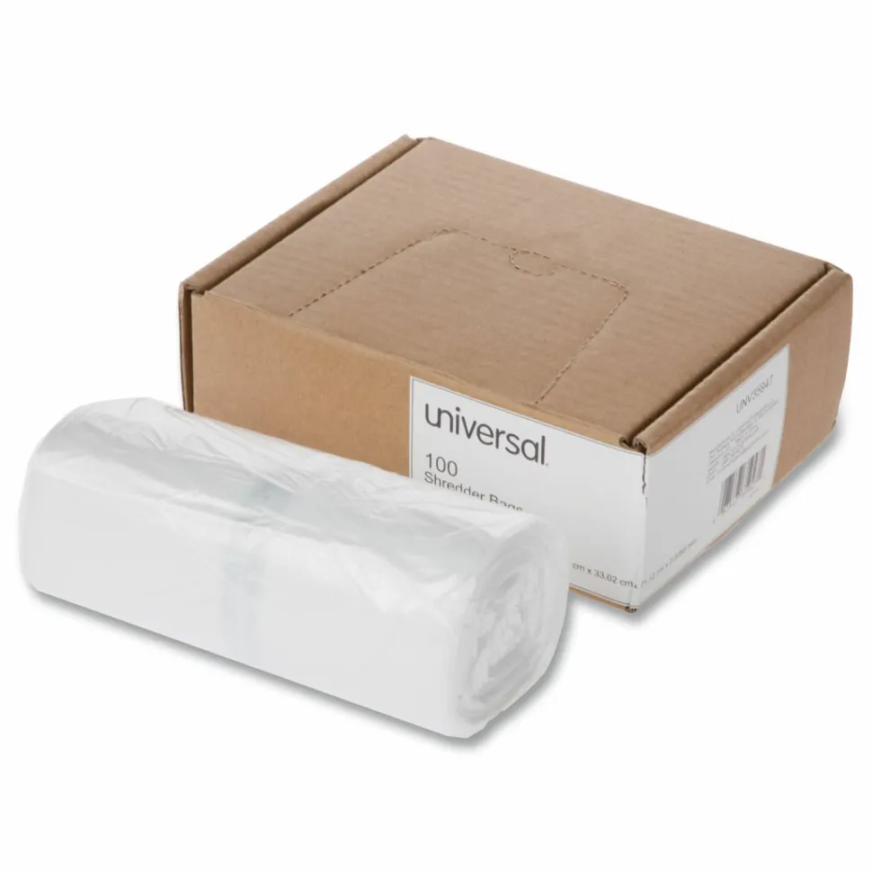 Universal High-Density Shredder Bags, 16 gal Capacity, 100/Box