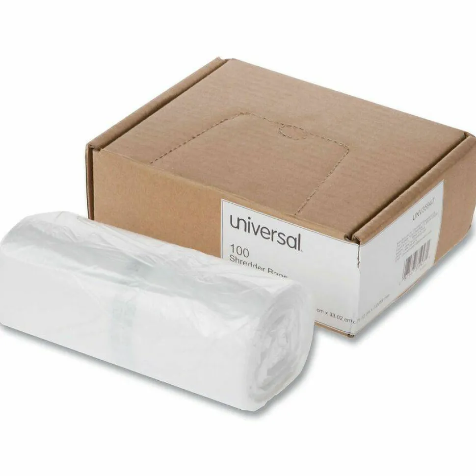 Universal High-Density Shredder Bags, 16 gal Capacity, 100/Box
