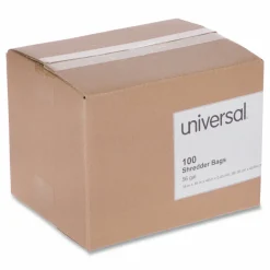 Universal High-Density Shredder Bags, 56 gal Capacity, 100/Box