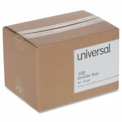 Universal High-Density Shredder Bags, 40-45 gal Capacity, 100/Box