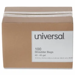 Universal High-Density Shredder Bags, 40-45 gal Capacity, 100/Box