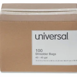 Universal High-Density Shredder Bags, 40-45 gal Capacity, 100/Box