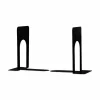 Universal Jumbo Economy Bookends, Standard, 5.88 x 8.25 x 9, Heavy Gauge Steel, Black, Pair