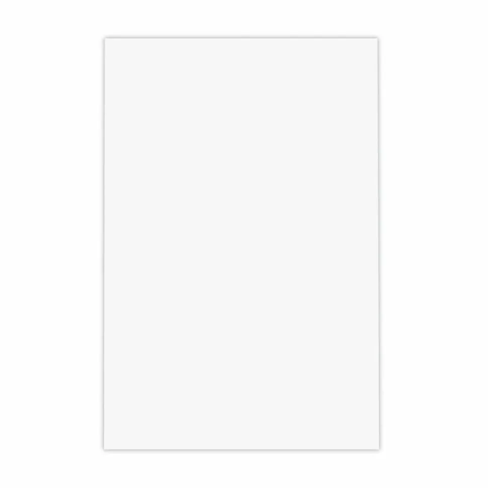 Universal Loose White Memo Sheets, 4 x 6, Unruled, Plain White, 500/Pack