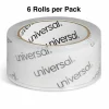 Universal Moving and Storage Packing Tape, 3" Core, 1.88" x 54.6 yd, Clear, 6/Pack