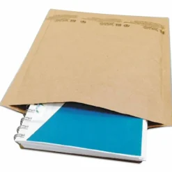 Universal Natural Self-Seal Cushioned Mailer, #0, Barrier Bubble Air Cell Cushion, Self-Adhesive Closure, 6 x 10, Kraft, 200/Carton