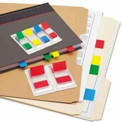 Universal Page Flags, Assorted Colors, 35 Flags/Dispenser, 4 Dispensers/Pack