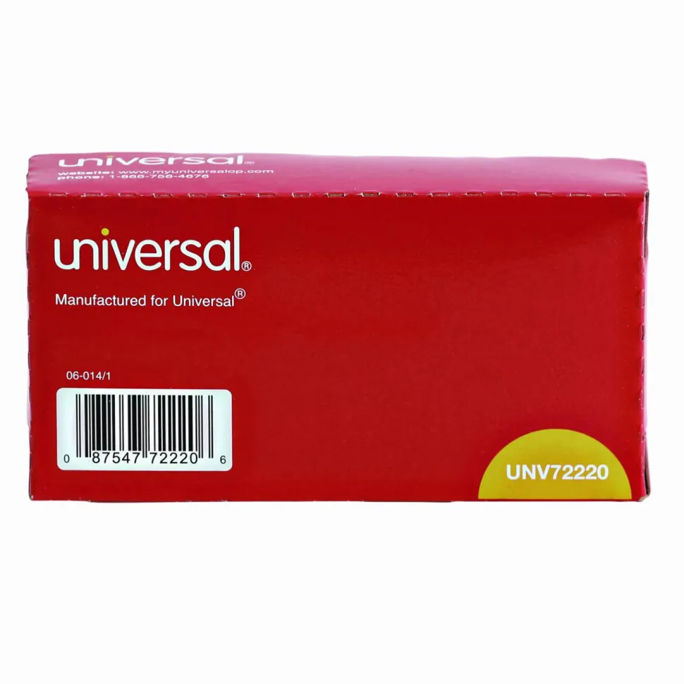 Universal Paper Clips, Jumbo, Smooth, Silver, 100 Clips/Box, 10 Boxes/Pack