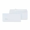 Universal Peel Seal Strip Business Envelope, Address Window, #10, Square Flap, Self-Adhesive Closure, 4.13 x 9.5, White, 500/Box