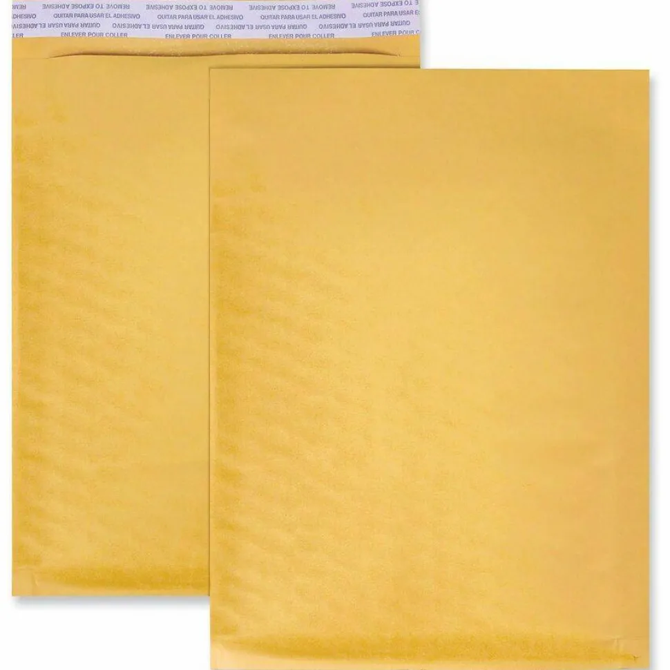 Universal Peel Seal Strip Cushioned Mailer, #7, Extension Flap, Self-Adhesive Closure, 14.25 x 20, 25/Carton