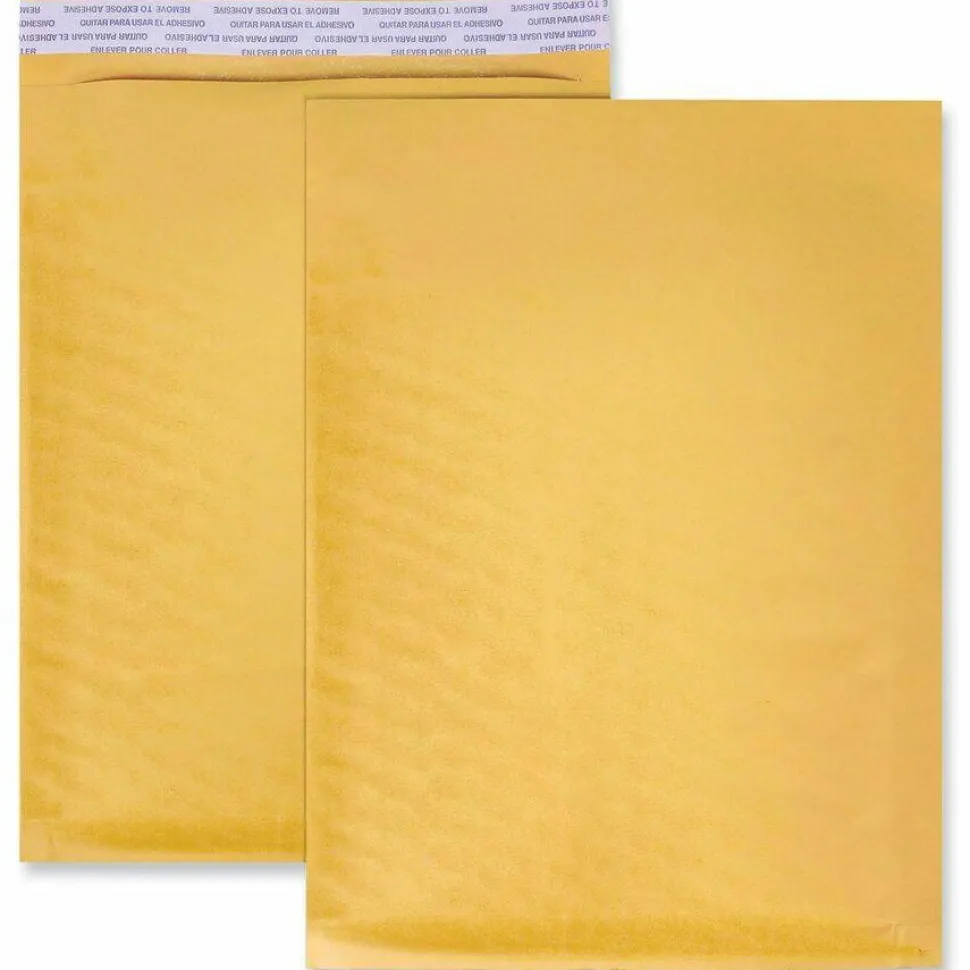 Universal Peel Seal Strip Cushioned Mailer, #000, Extension Flap, Self-Adhesive Closure, 4 x 8, 500/Carton