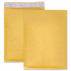 Universal Peel Seal Strip Cushioned Mailer, #00, Extension Flap, Self-Adhesive Closure, 5 x 10, 25/Carton