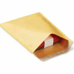 Universal Peel Seal Strip Cushioned Mailer, #000, Extension Flap, Self-Adhesive Closure, 4 x 8, 25/Carton