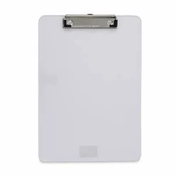 Universal Plastic Clipboard with Low Profile Clip, 0.5