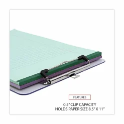 Universal Plastic Clipboard with Low Profile Clip, 0.5