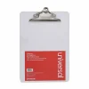 Universal Plastic Clipboard with High Capacity Clip, 1.25" Clip Capacity, Holds 8.5 x 11 Sheets, Clear