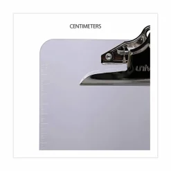 Universal Plastic Clipboard with High Capacity Clip, 1.25