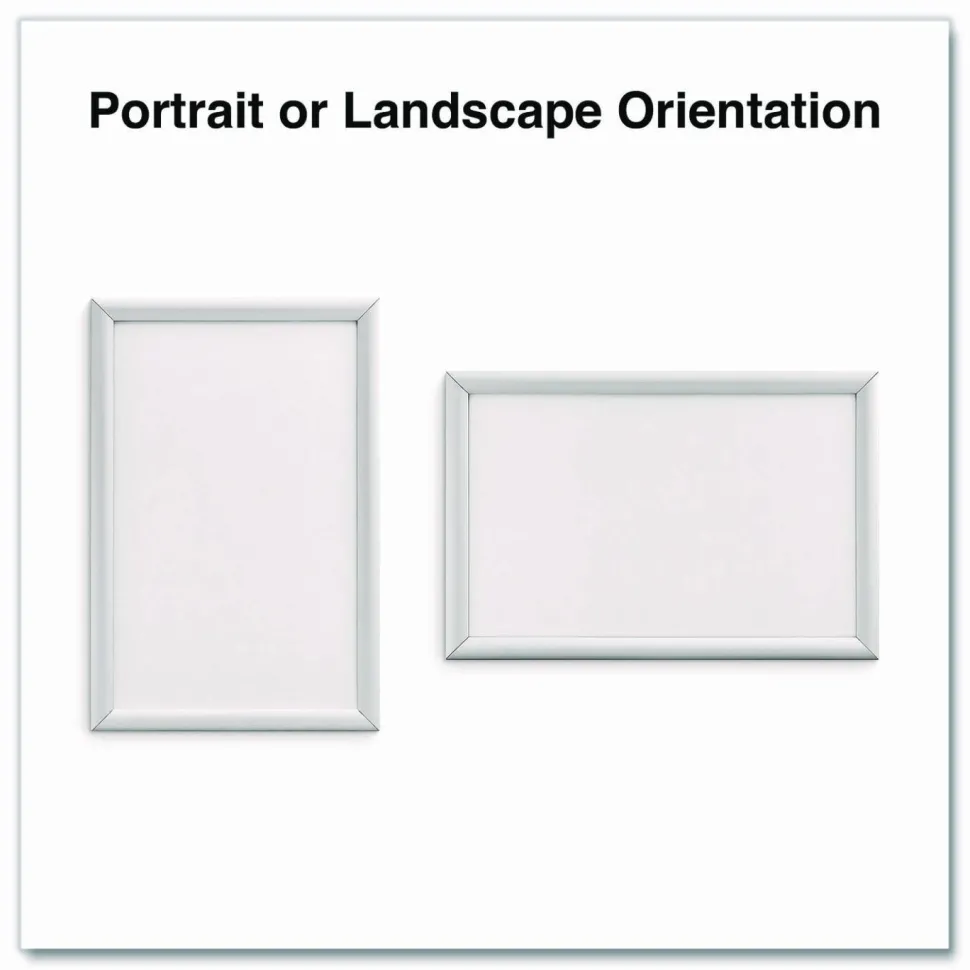 Universal Poster Frame, Aluminum, 17 x 11 Insert, Silver