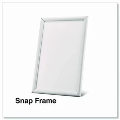 Universal Poster Frame, Aluminum, 17 x 11 Insert, Silver