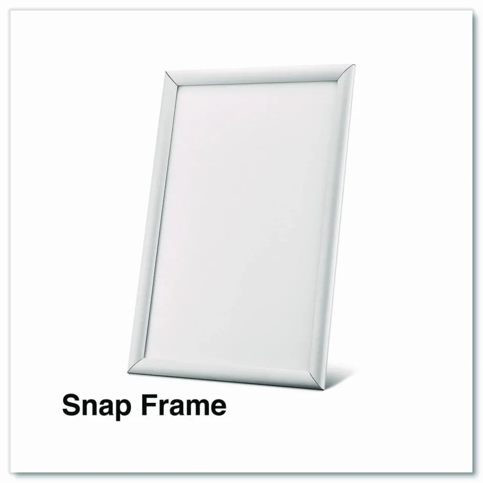 Universal Poster Frame, Aluminum, 17 x 11 Insert, Silver