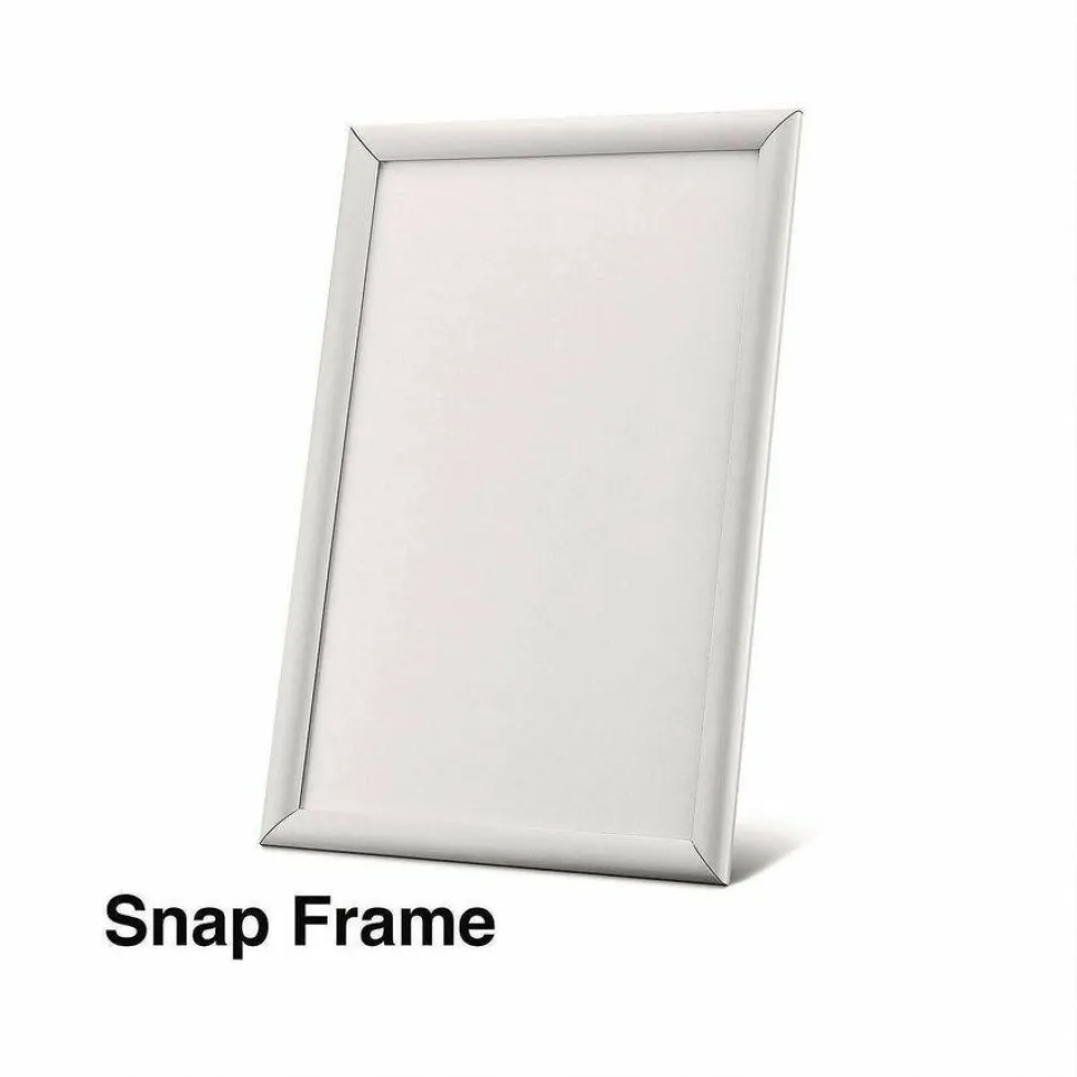 Universal Poster Frame, Aluminum, 17 x 11 Insert, Silver