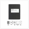 Universal Quad Rule Composition Book, Quadrille Rule (4 sq/in), Black Marble Cover, (100) 9.75 x 7.5 Sheets, 6/Pack