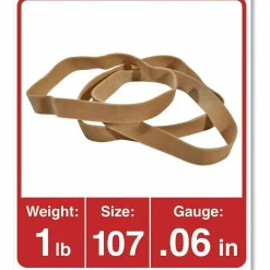 Universal Rubber Bands, Size 107, 0.06