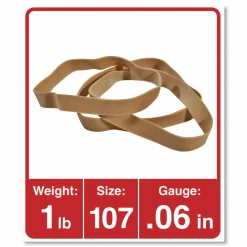 Universal Rubber Bands, Size 107, 0.06