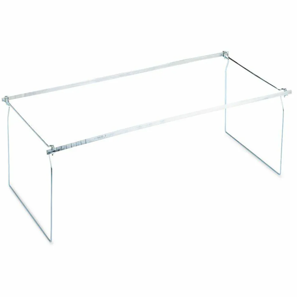 Universal Screw-Together Hanging Folder Frame, Letter Size, 23" to 26.77" Long, Silver