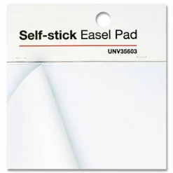 Universal Self-Stick Easel Pad, Unruled, (30) White 25 x 30 Sheets, 2/Carton