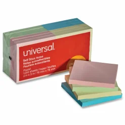 Universal Self-Stick Note Pads, 3