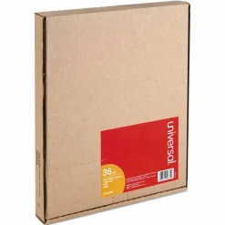 Universal Self-Tab Index Dividers, 5-Tab, 11 x 8.5, White, 36 Sets