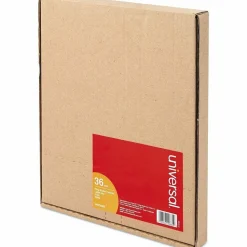 Universal Self-Tab Index Dividers, 5-Tab, 11 x 8.5, White, 36 Sets