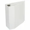 Universal Slant D-Ring View Binder, 3 Rings, 4" Capacity, 11 x 8.5, White