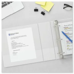 Universal Slant D-Ring View Binder, 3 Rings, 4