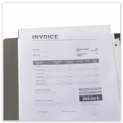 Universal Standard Sheet Protectors, Medium-Duty, Side: 3-Hole Punched, Top Load 8.5 x 11 Insert, Nonglare Clear Front, 50/Pack