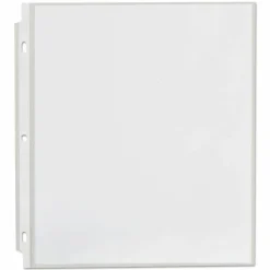 Universal Standard Sheet Protectors, Medium-Duty, Side: 3-Hole Punched, Top Load 8.5 x 11 Insert, Nonglare Clear Front, 50/Pack