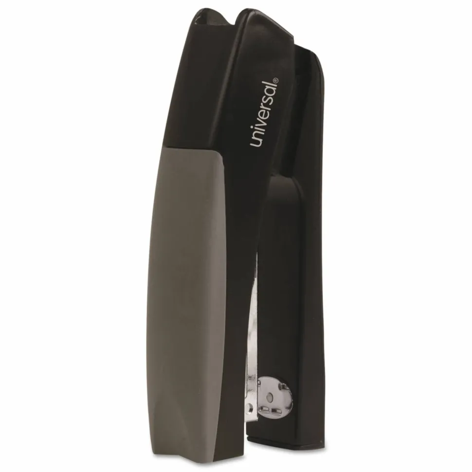 Universal Stand-Up Full Strip Stapler, 20-Sheet Capacity, Black/Gray