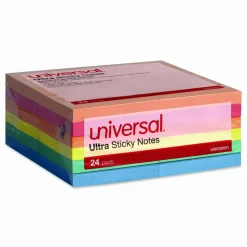 Universal Ultra Sticky Note Pads, 3